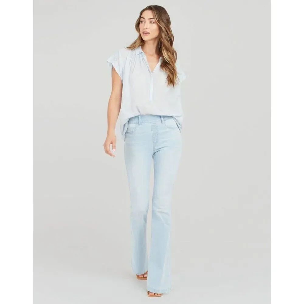 Spanx Flare Denim Jean Legging - 20348R - Retro Light Wash M